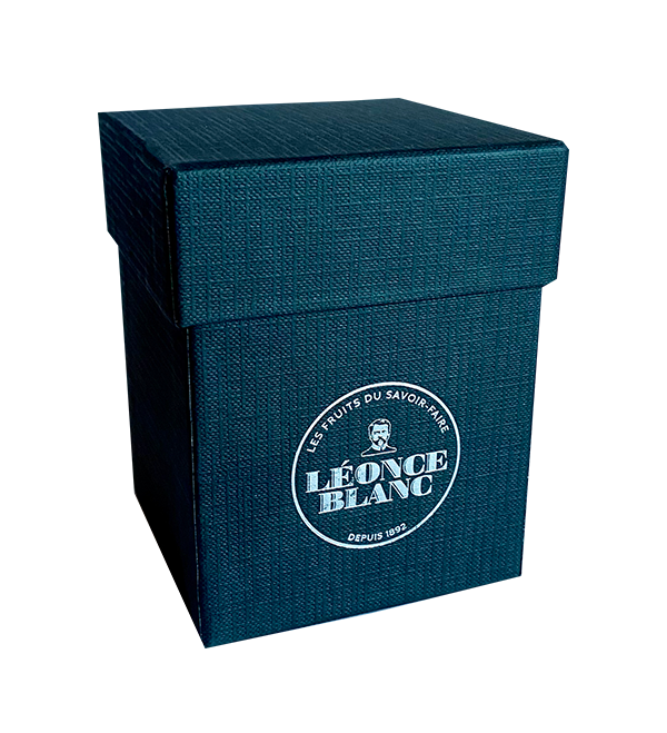 Boite avec couvercle LEONCE BLANC